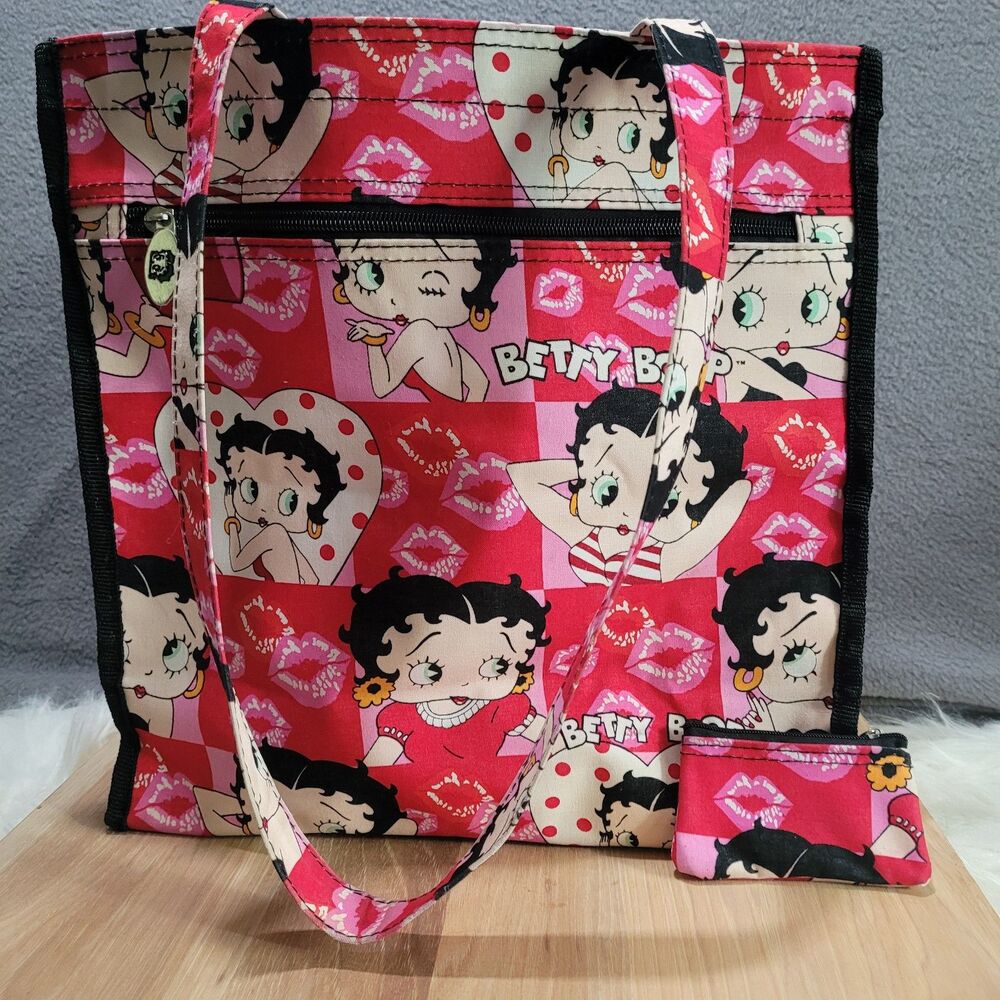 Betty Boop Tote/Beach/Shoulder Bag with Coin Purse